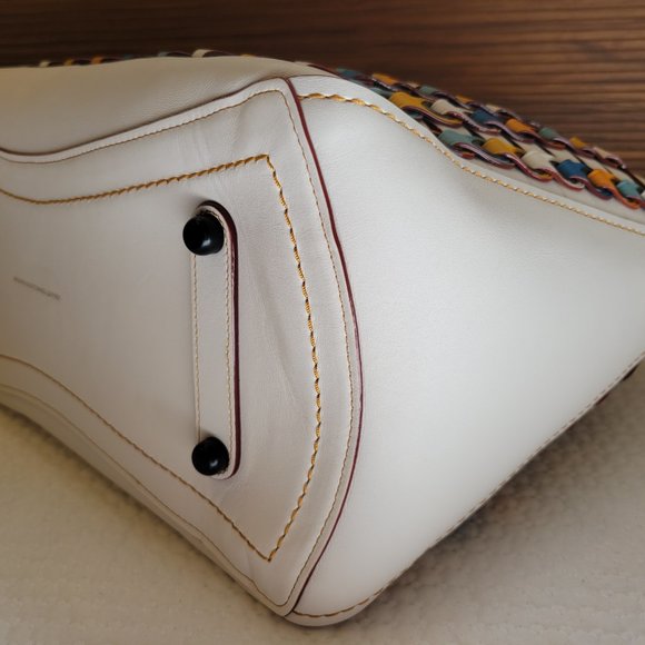 Coach 1941 Rogue Tote Color-Block Chain Link. - Picture 7 of 15